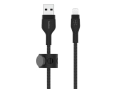 Belkin Boostcharge Pro Flex USB-A - Lightning 3m - Svart