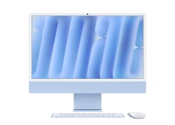iMac 24-tum M4 8-Core CPU / 8-Core GPU/24GB/512GB/Magic Keyboard Touch ID och Numerisk/Standardglas/Gigabit Ethernet - Blå